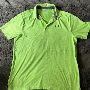 Under Armour Polo // Green in color // Men’s size L